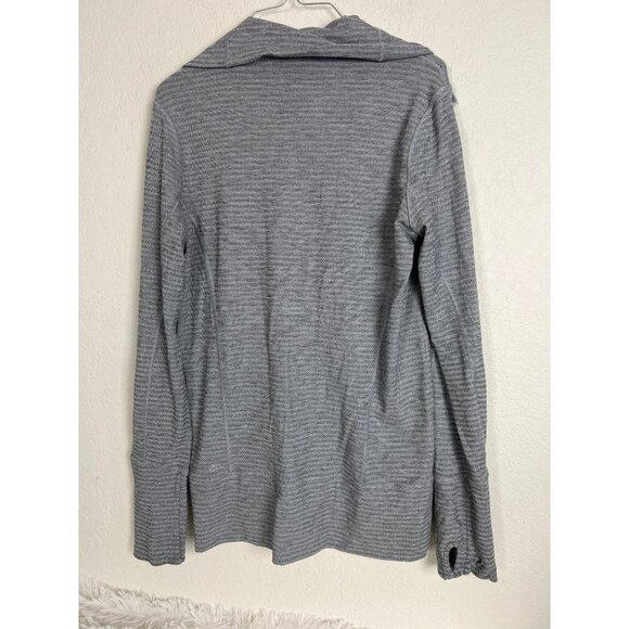 Lululemon In Stride Full Zip Jacket Heathered Gray Size 8 **SEE DESCRIPTION - Picture 3 of 8